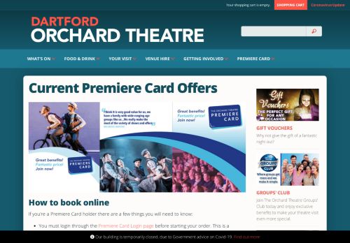 
                            13. Premiere Card Offers | The Orchard Theatre, Dartford