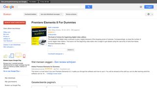 
                            12. Premiere Elements 8 For Dummies