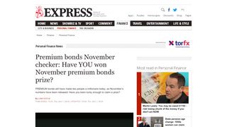 
                            9. Premium bonds November checker: Have YOU won November ...