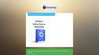 
                            3. Premium Course PKN STAN 1 Payment | Bimbel ... - Soalstan.com