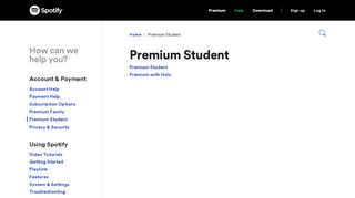 
                            6. Premium for Students - Spotify
