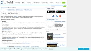 
                            7. Premium-Funktionen zur wikifit App - wikifit.de