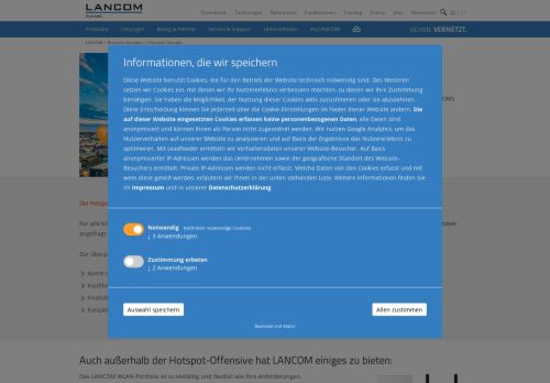 
                            4. Premium Hotspot - LANCOM Systems GmbH