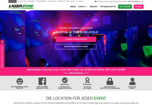 
                            6. Premium LaserTag spielen in Bielefeld NRW | LaserZone