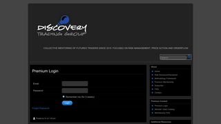 
                            10. Premium Login - Discovery Trading Group