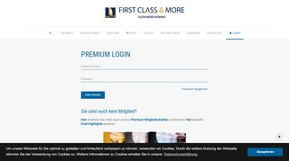 
                            1. Premium Login - First Class & More