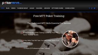 
                            11. Premium MTT Poker Training From PokerNerve.com