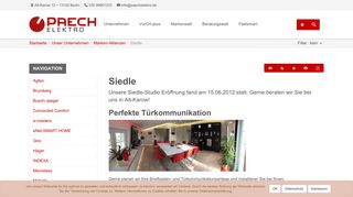 
                            7. Premium-Partner: Siedle - PaechElektro - Ihr Ansprechpartner aus Berlin