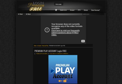 
                            6. PREMIUM PLAY ACCOUNT Login FREE | Loginpremiumfree