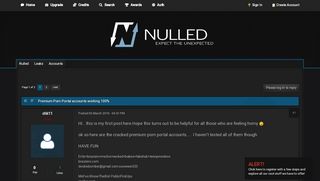 
                            8. Premium Porn Portal accounts working 100% - Show Off - Nulled