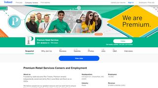 
                            13. Premium Retail Services Careers and Employment | Indeed.com