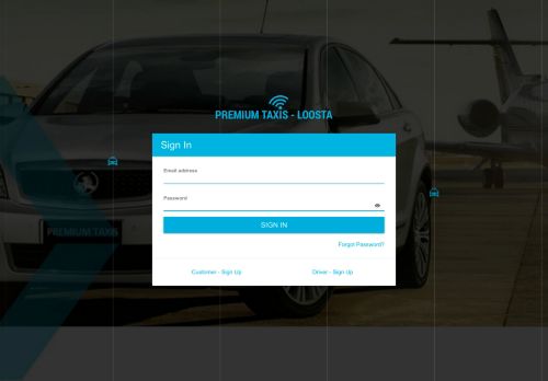 
                            8. Premium Taxis - Login