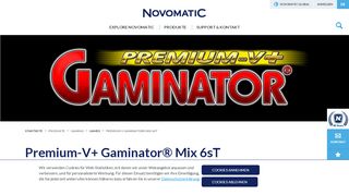 
                            9. Premium-V+ Gaminator® Mix 6T - NOVOMATIC