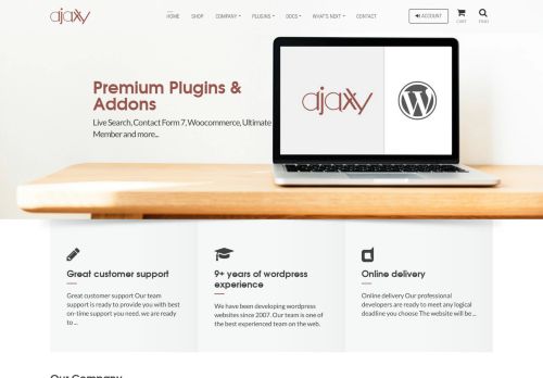 
                            8. Premium WordPress Plugins - Ajaxy