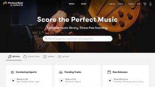 
                            4. PremiumBeat: Curated Royalty-Free Music Library