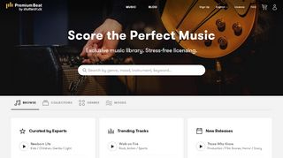 
                            10. PremiumBeat: Curated Royalty-Free Music Library