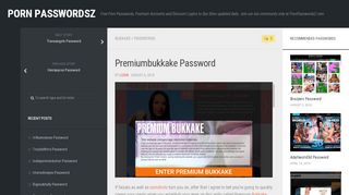 
                            3. Premiumbukkake Password – Porn PasswordsZ