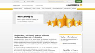
                            7. PremiumDepot – Das 5 Sterne Depot der Commerzbank ...