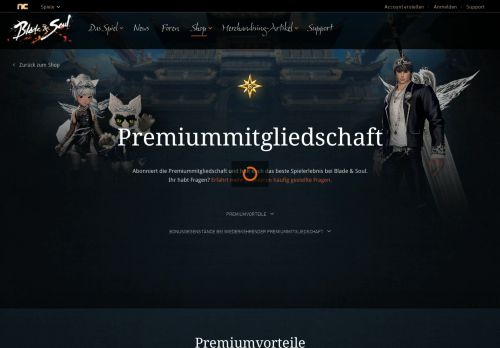 
                            4. Premiummitgliedschaft - Blade & Soul