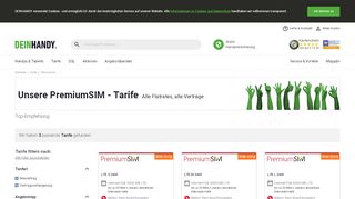 
                            10. PremiumSIM - Einfach surfen, telefonieren und sparen. - DeinHandy