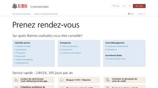 
                            12. Prenez rendez-vous | UBS Suisse