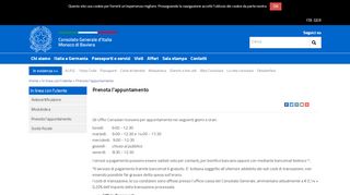 
                            4. Prenota l'appuntamento - Consolato Generale - Monaco di Baviera