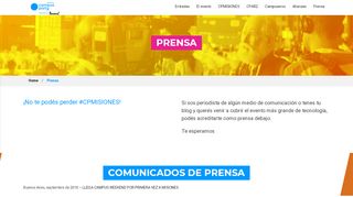 
                            12. Prensa – Campus Party Argentina