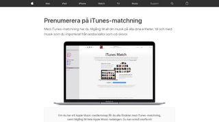 
                            1. Prenumerera på iTunes-matchning - Apple-support