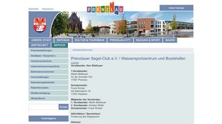 
                            3. Prenzlauer Segel-Club e.V. | Stadt Prenzlau