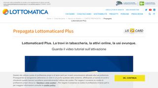 
                            8. Prepagata Lottomaticard Plus