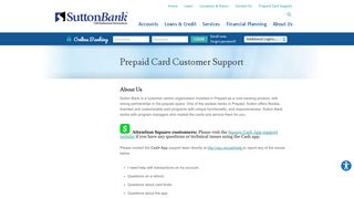 
                            12. Prepaid Card Customer Support | Sutton Bank | Attica, OH - Ashland ...