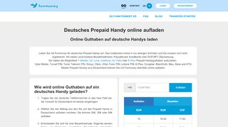 
                            8. Prepaid Handy in Deutschland online aufladen! - Fonmoney