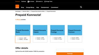 
                            9. Prepaid Konnecta! | Prepaid mobile Internet | Orange ...