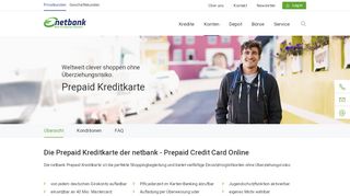 
                            7. Prepaid Kreditkarte online – Prepaid Credit Card | netbank