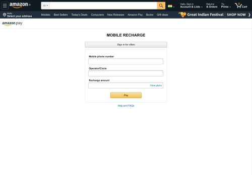 
                            10. Prepaid Recharges - Amazon.in