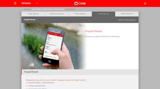 
                            7. Prepaid Reload - CIMB