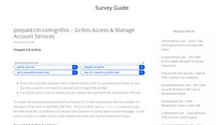 
                            13. prepaid.citi.com/grifols - Grifols Access & Manage Account Services ...