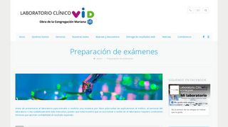 
                            9. Preparación de exámenes | Laboratorio Clínico VID