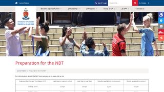 
                            6. Preparation for the NBT - University of Pretoria