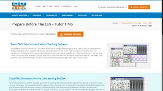 
                            10. Prepare before the lab: Tutor TIMS pre-lab simulator - Emona Tims