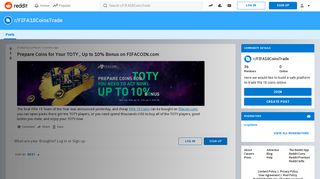 
                            11. Prepare Coins for Your TOTY , Up to 10% Bonus on FIFACOIN.com ...