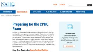 
                            9. Preparing for the CPHQ exam | NAHQ