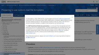
                            13. Preparing to use custom mail file templates - SmartCloud Notes - IBM