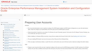 
                            9. Preparing User Accounts - Oracle Docs