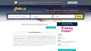 
                            10. Prepay Power is hiring. 10 jobs posted in the last 30 days. - Jobs.ie