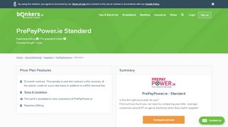 
                            12. PrePayPower.ie Standard Electricity | bonkers.ie