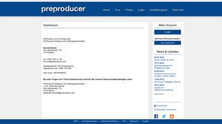 
                            9. PreProducer Software UG (haftungsbeschränkt) - PreProducer Film ...