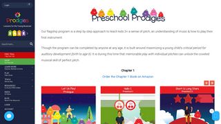 
                            2. Preschool Prodigies (Year 1) - Prodigies Music Lessons for Kids 1-12