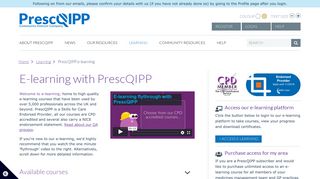 
                            11. PrescQIPP e-learning | PrescQIPP C.I.C