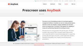 
                            6. Prescreen – AnyDesk